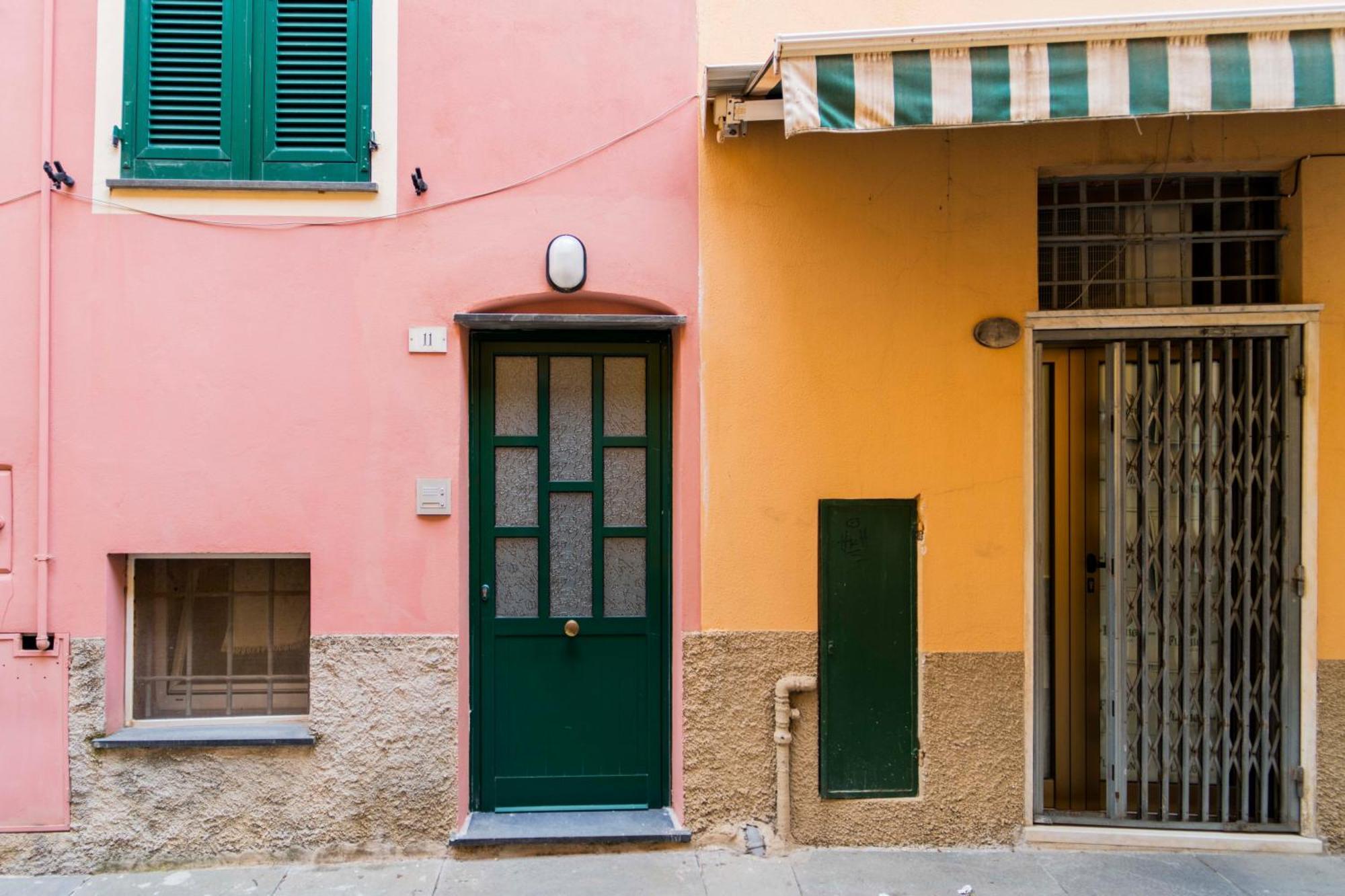 188B - Casa Di Nina Moneglia Con Terrazza - 2Min Dal Mareアパートメント エクステリア 写真